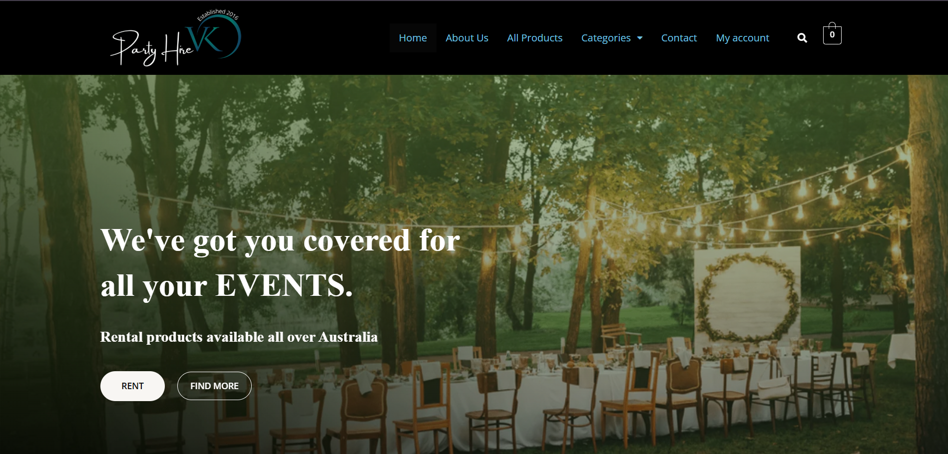 party WordPress preview